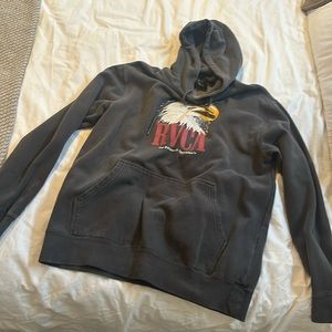 RVCA eagle hoodie. Used once, washed once. No holes, no discoloration.